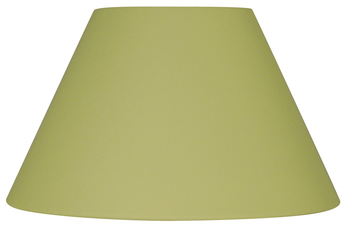 Abat-jour forme conique D30 coton absinthe